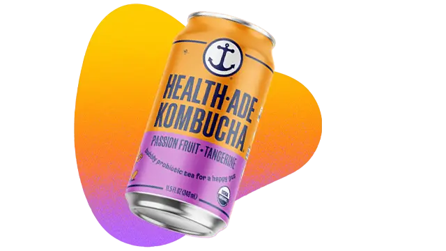 Passion fruit tangerine Health-Ade Kombucha Can